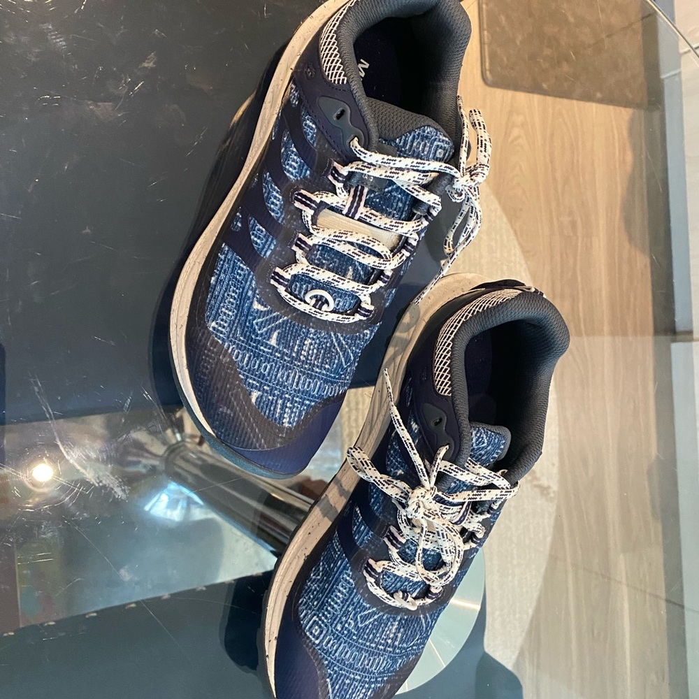 Merrell Navy and Gray Patterned Trail Sneaker